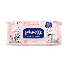 CANE/GATTO SALVIETTE 40PZ ACQUA ROSE