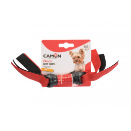 GIOCO CANE OSSETTO CON NASTRO 27CM