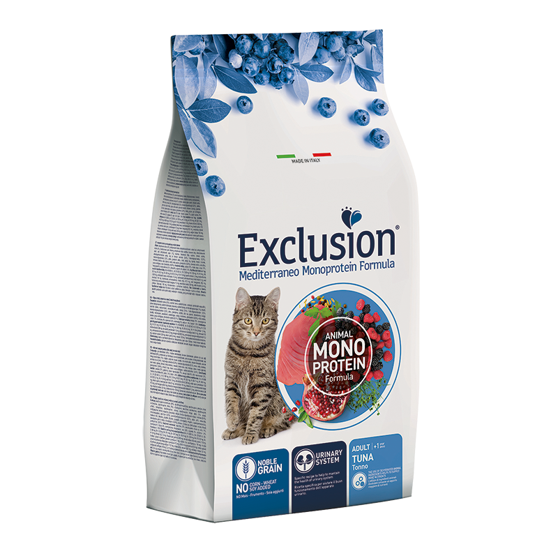 GATTO EXCLUSION NOBLE GRAIN ADULT 12KG TUNA