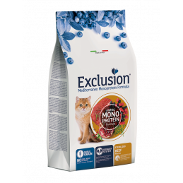 GATTO EXCLUSION NOBLE GRAIN STERILIZED 12KG BEEF