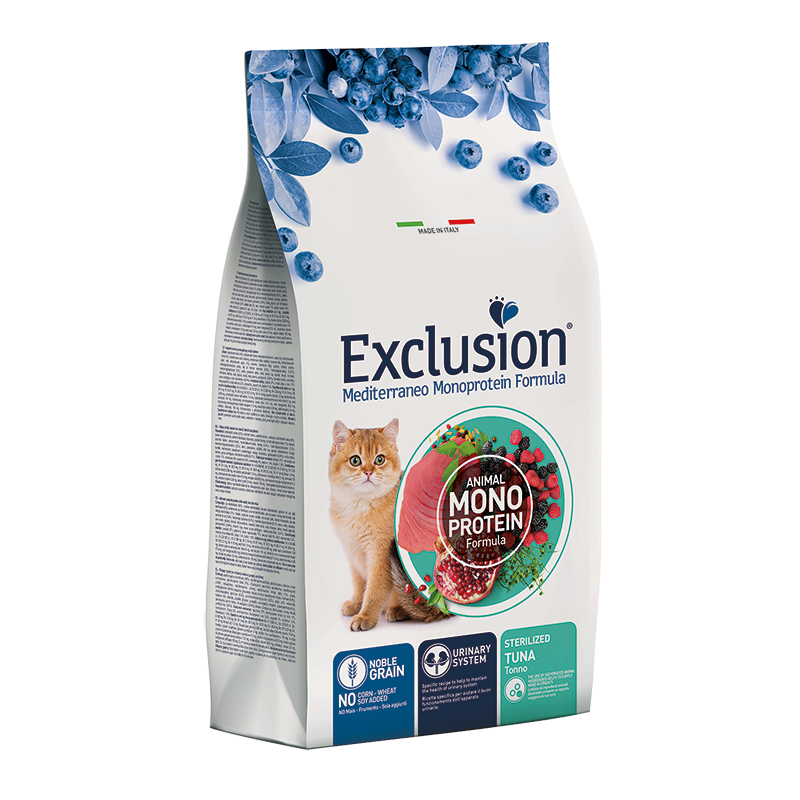 GATTO EXCLUSION NOBLE GRAIN STERILIZED 12KG TUNA