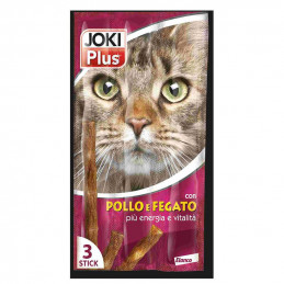 GATTO JOKI PLUS 3 STICKS GUSTO POLLO E FEGATO