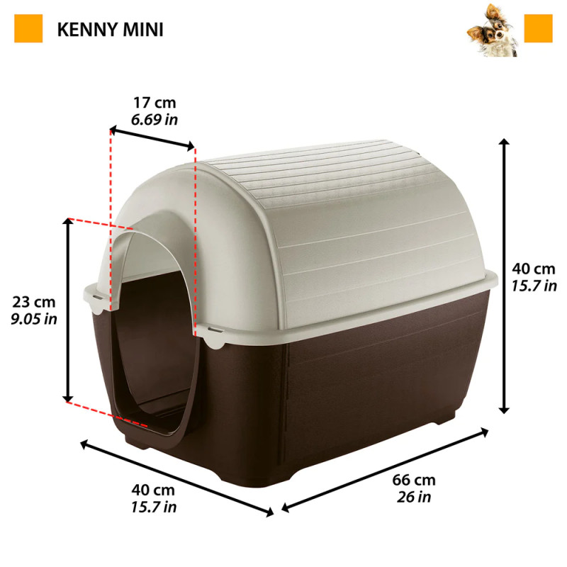 CUCCIA PLASTICA KENNY 00 MINI 66X40X40 87199921