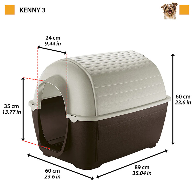 CUCCIA PLASTICA KENNY 03 89X60X60 87201921