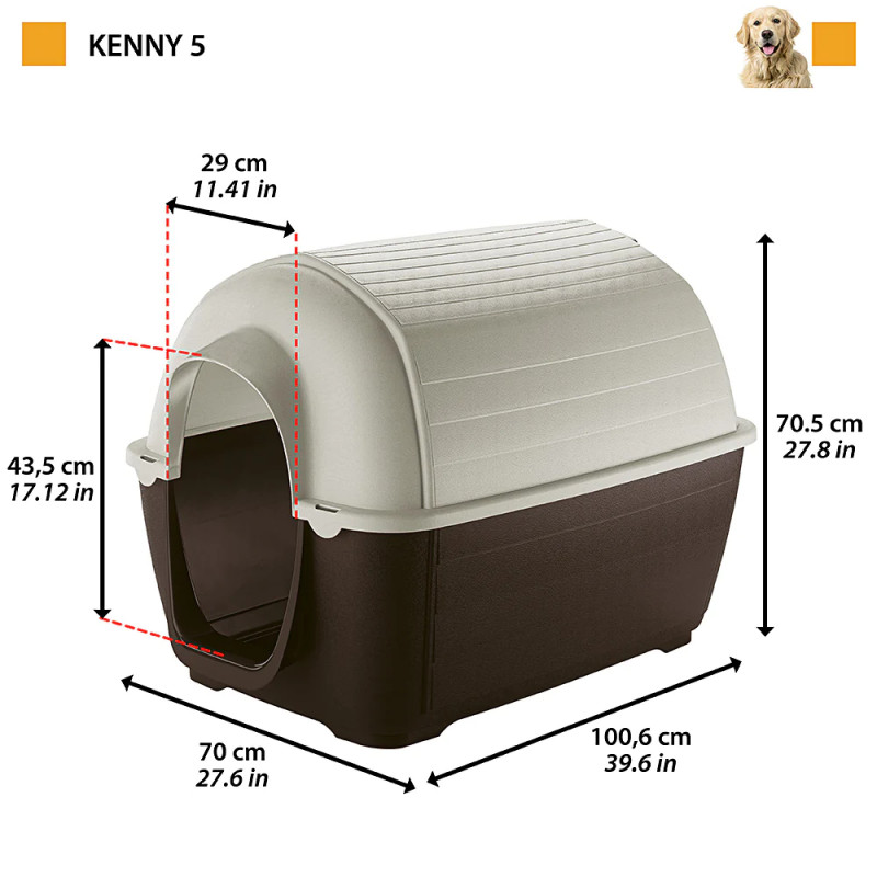 CUCCIA PLASTICA KENNY 05 100X70X70 87202921