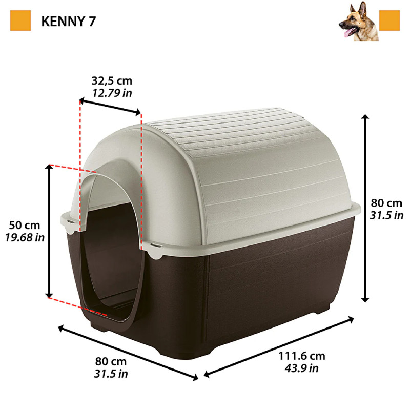 CUCCIA PLASTICA KENNY 07 111X80X80 87203921