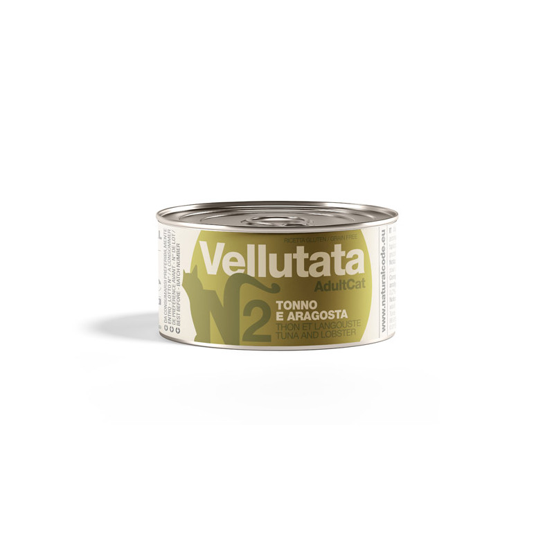 GATTO NATURAL CODE 85GR VELLUTATE 02 TONNO ARAGOSTA