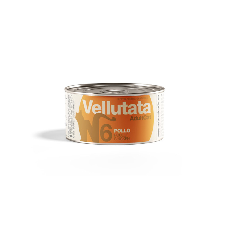 GATTO NATURAL CODE 85GR VELLUTATE 06 POLLO