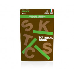 GATTO SNACK NATURAL CODE STICK 3x5GR MANZO E ZENZERO