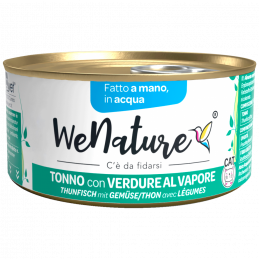 GATTO WENATURE 85GR ACQUA TONNO CON VERDURE