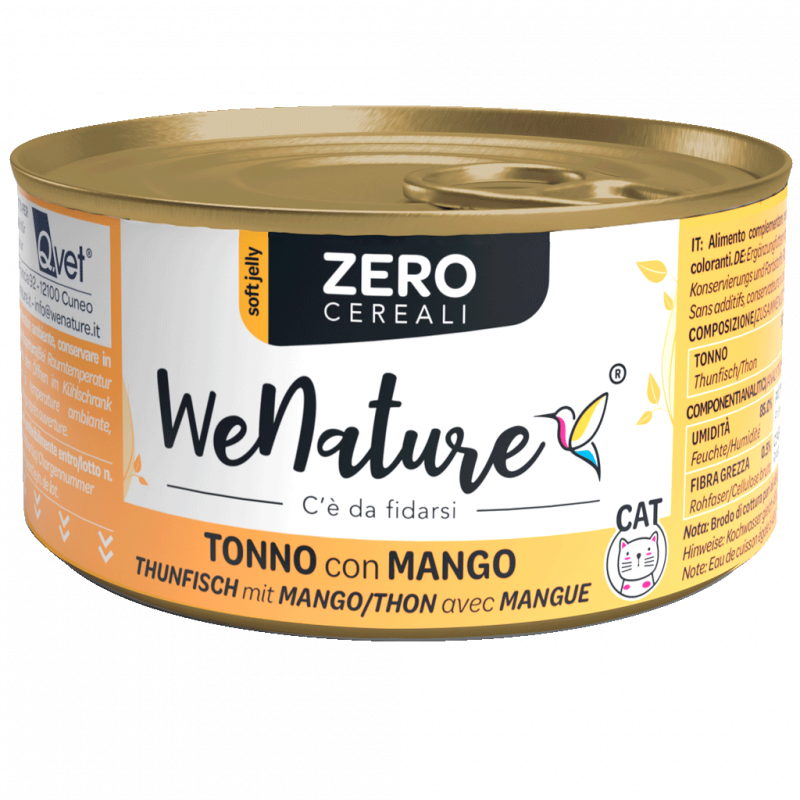 WENATURE GATTO JELLY TONNO E MANGO 85GR - ZERO CEREALI