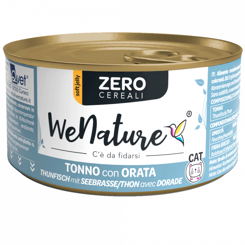 WENATURE GATTO JELLY TONNO E ORATA 85GR - ZERO CEREALI