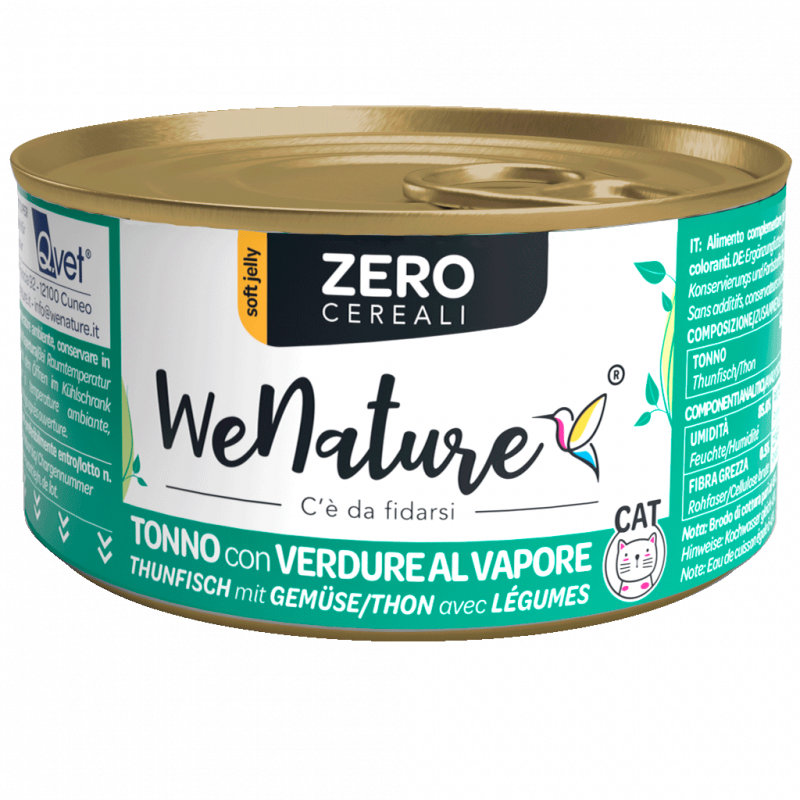 WENATURE GATTO JELLY TONNO E VERDURE 85GR - ZERO CEREALI