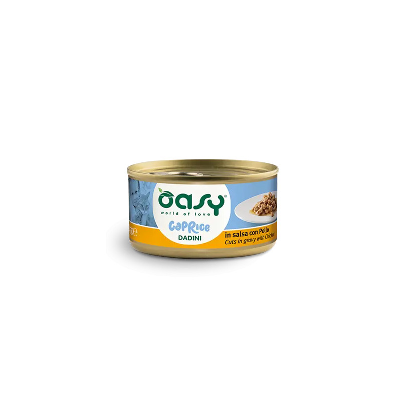 GATTO OASY CAPRICE DADINI 85GR POLLO