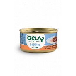 GATTO OASY CAPRICE DADINI 85GR SALMONE POLLO