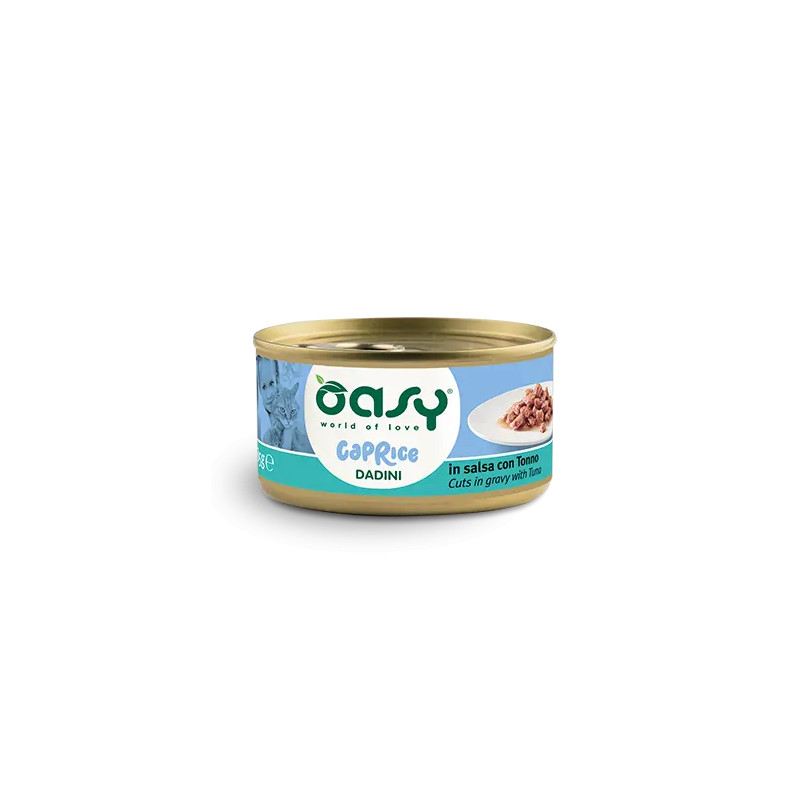 GATTO OASY CAPRICE DADINI 85GR TONNO