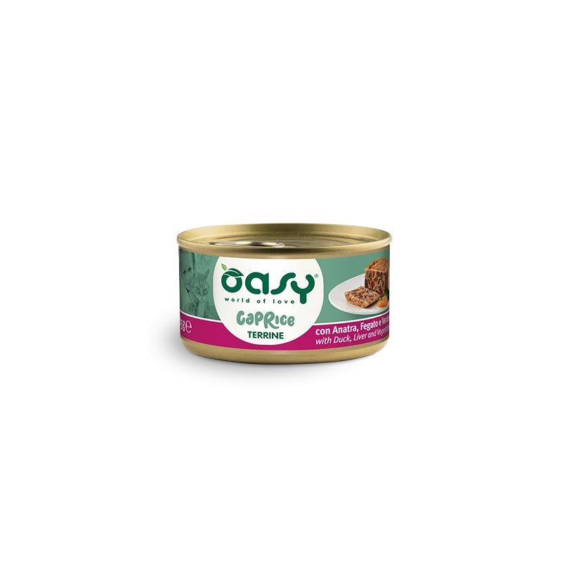 GATTO OASY CAPRICE TERRINA 85GR ANATRA VERDURE