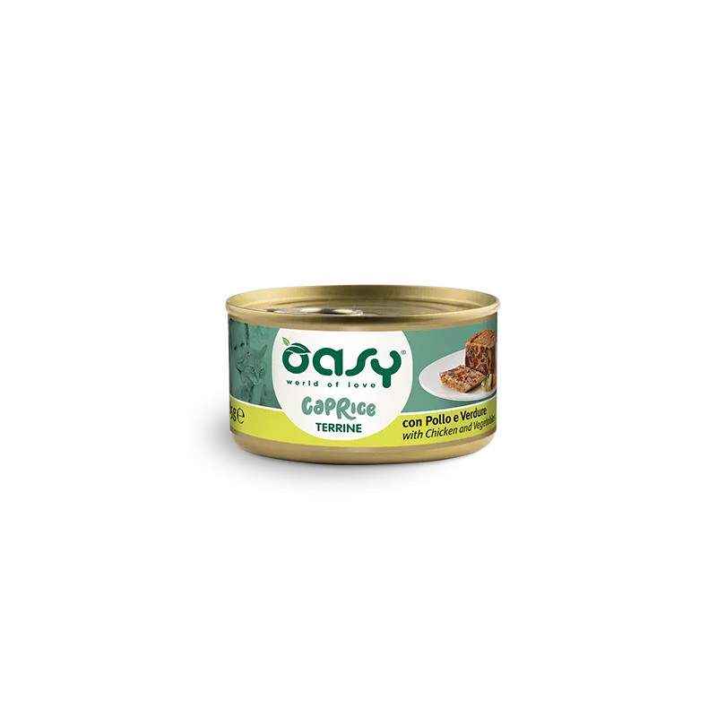 GATTO OASY CAPRICE TERRINA 85GR POLLO VERDURE