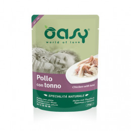 GATTO OASY NATURALE 70GR BUSTA POLLO TONNO