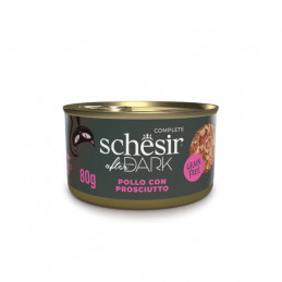 GATTO SCHESIR DARK 80GR BRODO FILETTI DI POLLO PROSCIUTTO