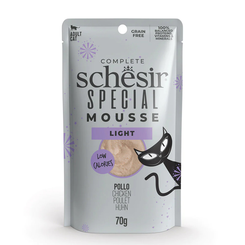 GATTO SCHESIR SPECIAL LIGHT 70GR MOUSSE POLLO