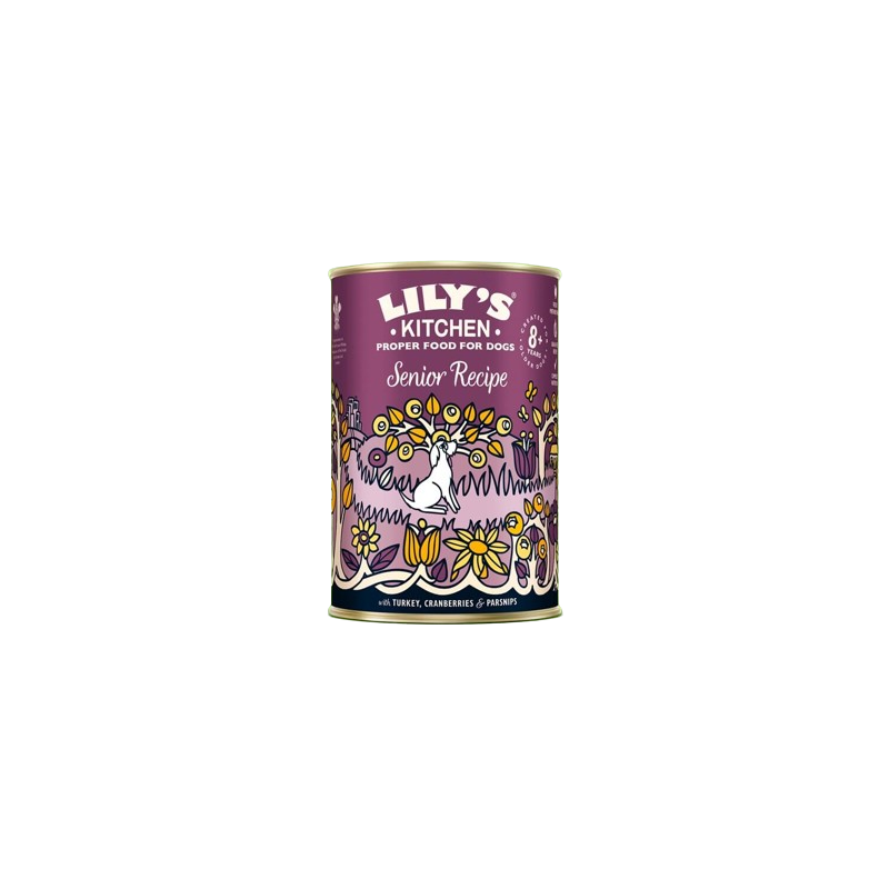 CANE LILYS SENIOR 400GR LATT.RECIPE G.FREE TAC/MIR