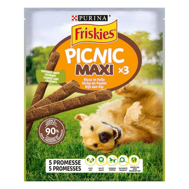 CANE SNACK FRISKIES PICNIC 45GR MAXI POLLO