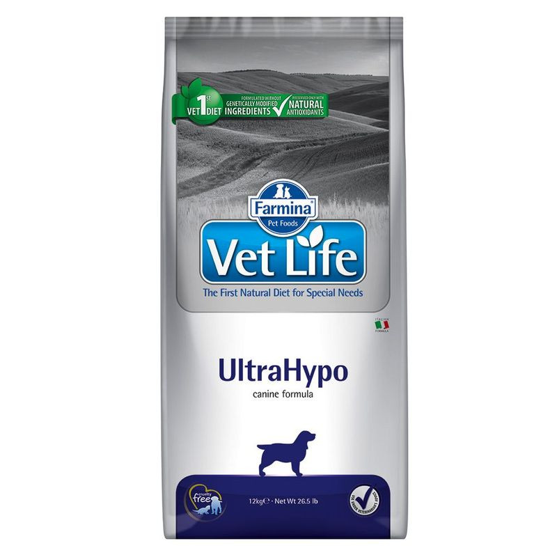 CANE FARMINA VET LIFE ULTRAHYPO DIET 12KG