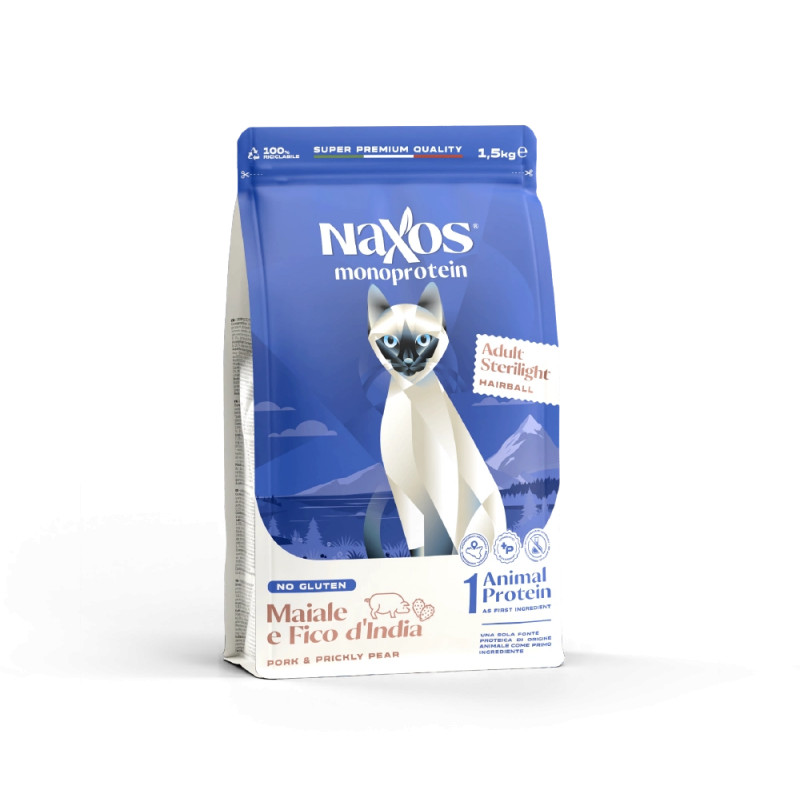 GATTO NAXOS STERILIZED 300GR MAIALE FICO D INDIA