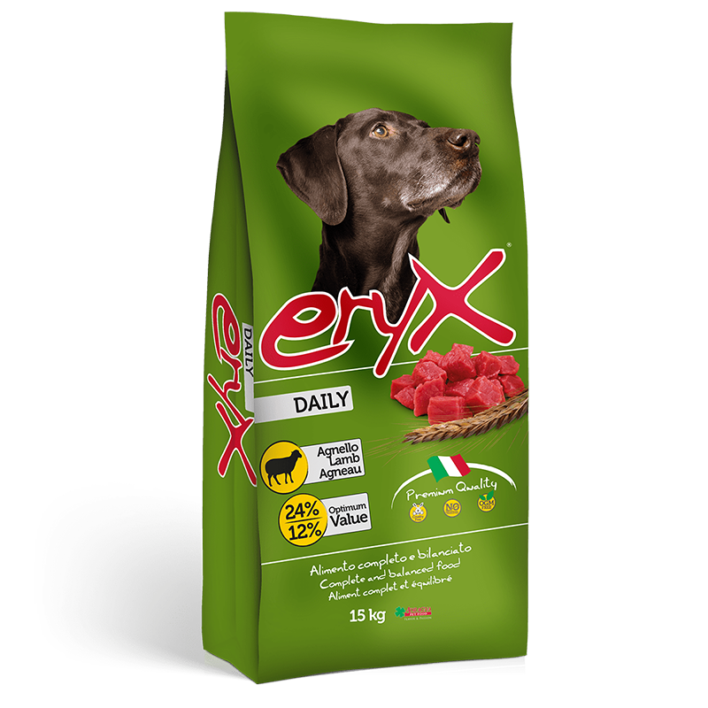 CANE ERYX DAILY 15KG AGNELLO