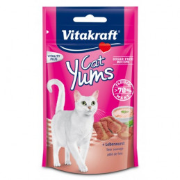 GATTO SNACK YUMS VITAKRAFT 40GR PATE DI FEGATO