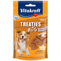 CANE SNACK TREATIES BITS VITAKRAFT 120GR PO/BACON