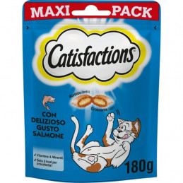 GATTO SNACK CATISFACTIONS 180G SALMONE