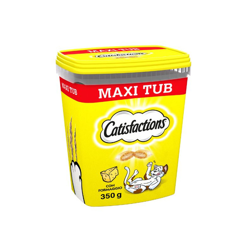 GATTO SNACK CATISFACTIONS 350GR FORMAGGIO