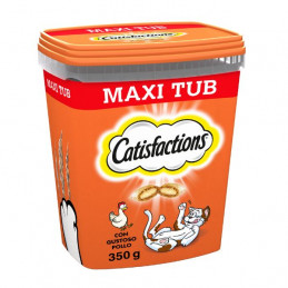 GATTO SNACK CATISFACTIONS 350GR POLLO