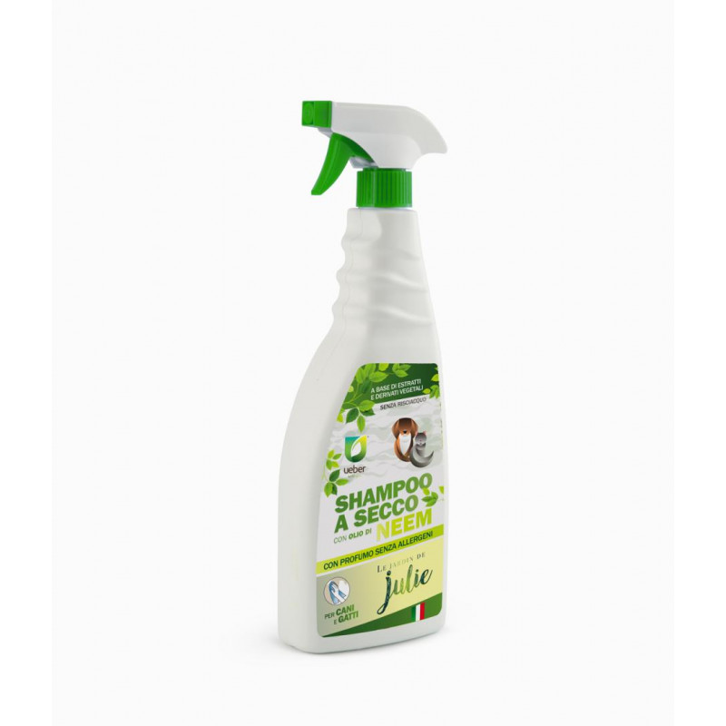 JDJ SHAMPOO SECCO VEG NEEM CANI/GATTI 750ML