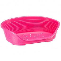 CUCCETTA SIESTA DELUXE 2 PLASTICA OVALE 43X28 ROSA/FUX