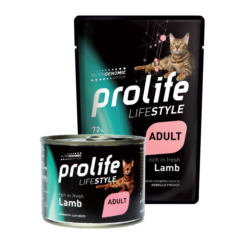 GATTO PROLIFE ADULT LIFESTYLE AGNELLO 85G BUSTA