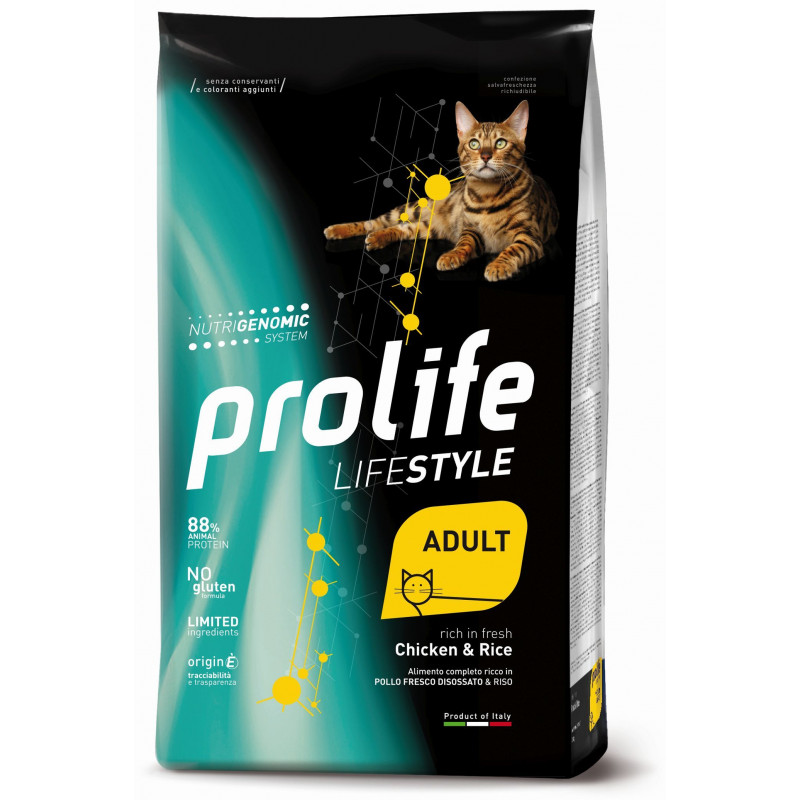 GATTO PROLIFE ADULT LIFESTYLE POLLO RISO 1,5KG