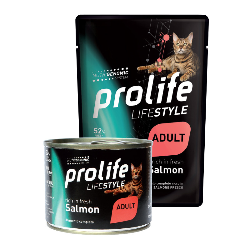 GATTO PROLIFE ADULT LIFESTYLE SALMONE 85G BUSTA