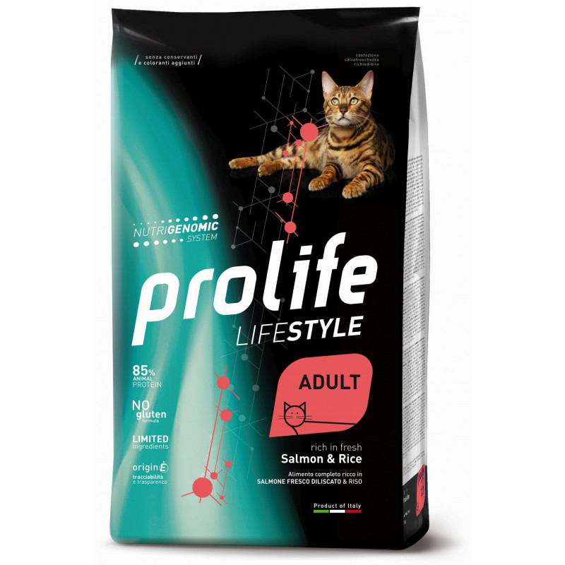 GATTO PROLIFE ADULT LIFESTYLE SALMONE RISO 1,5KG