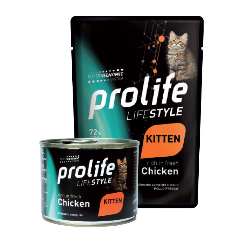 GATTO PROLIFE KITTEN LIFESTYLE POLLO 85G BUSTA