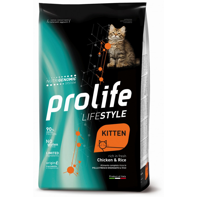 GATTO PROLIFE KITTEN LIFESTYLE POLLO RISO 1,5KG