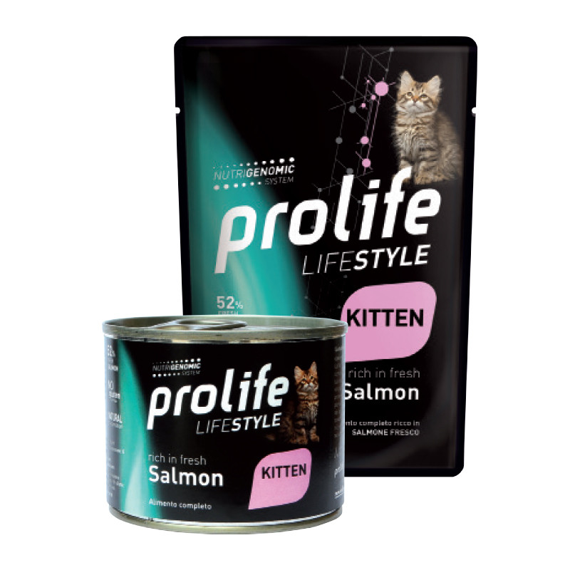 GATTO PROLIFE KITTEN LIFESTYLE SALMONE 85G