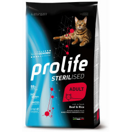 GATTO PROLIFE STERILISED MANZO RISO 1,5KG