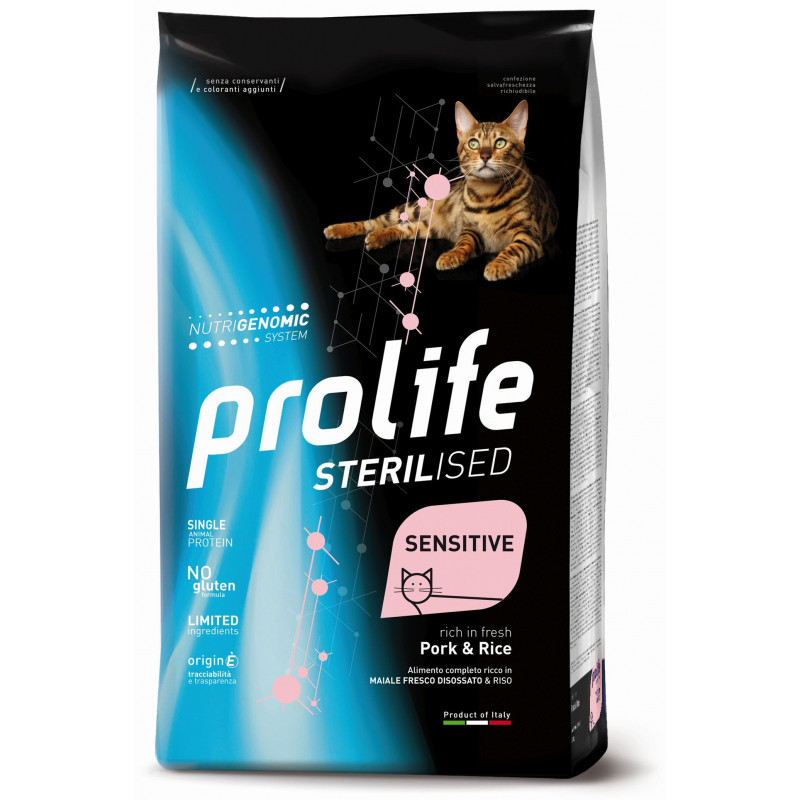 GATTO PROLIFE STERILISED SENS MAIALE RISO 1,5KG