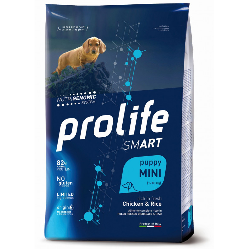 CANE PROLIFE SMART PUPPY POLLO RISO 2KG MINI