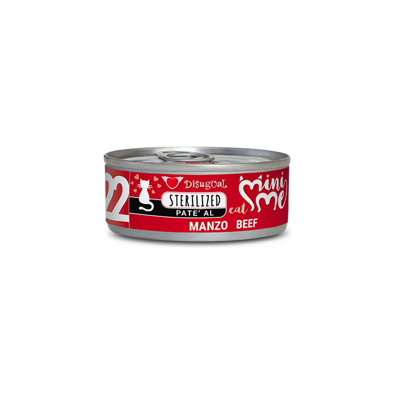 GATTO DISUGUAL MINIME 85GR STERILIZED MANZO