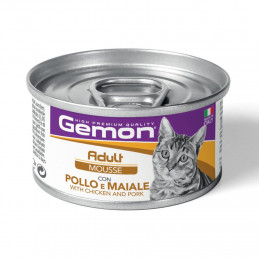 GATTO GEMON MOUSSE 85GR ADULT POLLO MAIALE