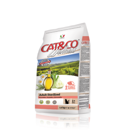 CAT&CO WELLNESS STERILIZED 400GR PES/RIS